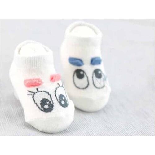 New Cartoon Unisex Child Socks Baby Toddler Girl Boy Boat Socks Spring Fall Cotton eyes print baby Socks
