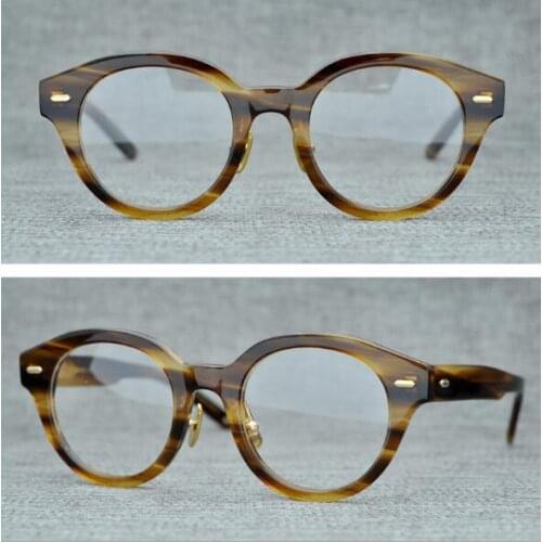 LKK Acetate Glasses Frame Men Square Prescription Eyeglasses New Women Male Nerd Myopia Optical Frames Clear Spectacles Eyewear