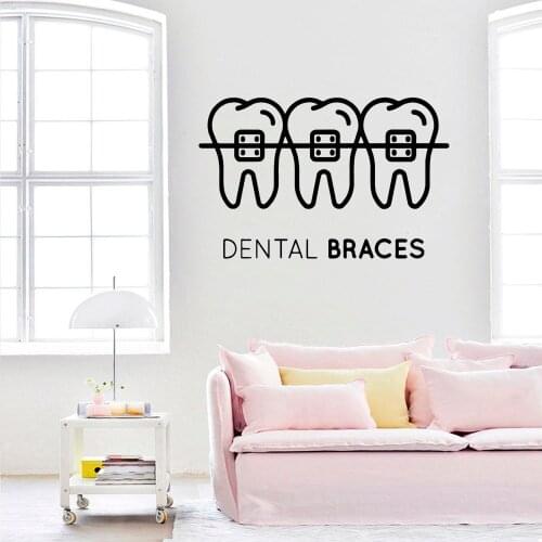 Removable Wallpaper Windows Offer Decals Dental Care Dental Clinic Wall Stickers Vinyl Wall Decals Dental Shop Decoration