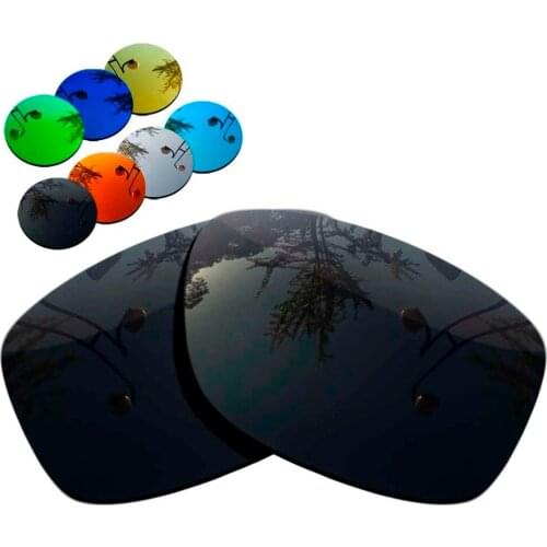 100% Precisely Cut Polarized Replacement Lenses for Jupiter Squared Sunglasses Solid Black Color- Choices