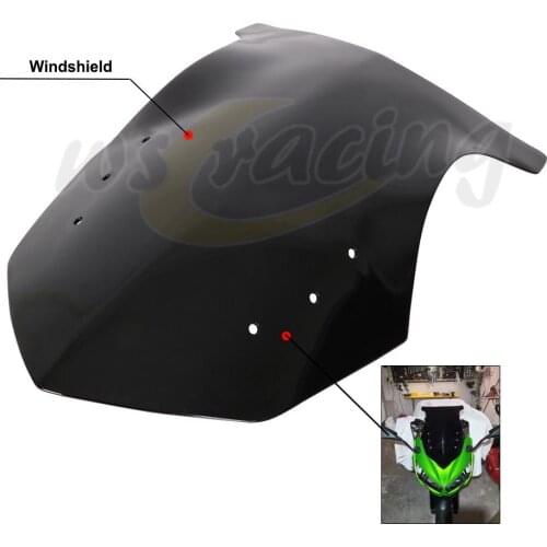 Motorcycle ABS Plastics Windshield WindScreen Wind Screen For KAWASAKI Z1000SX Z 1000SX 2011 2012 2013 2014 2015 2016