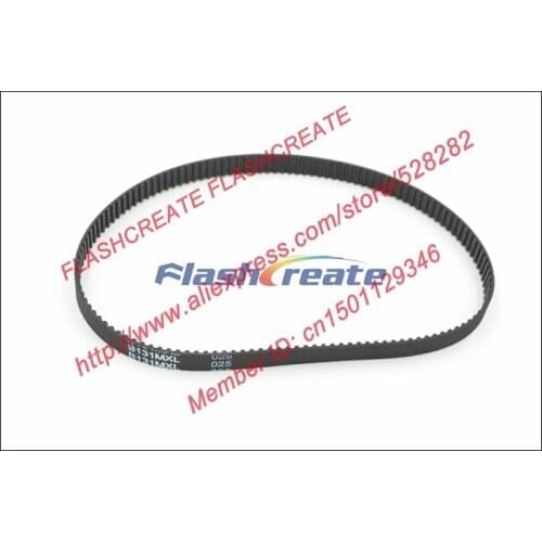 10pcs B131 MXL Timing Belt Teeth 131 Width 6.35mm Length 266.192mm B131MXL Rubber Closed-Loop Synchronous Belt Fit MXL Pulley