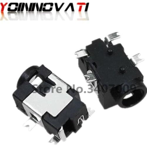 10PCS DC-031A DC031A DC031 DC-031 3.5*1.3mm SMD 4PIN DC POWER SOCKET FEMALE DC CONNECTOR ROHS