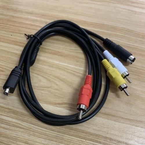 100PCS JINSHENGDA Audio Video Cable VMC-15FS A/V TV Out Audio Video Cable for Sony Camcorder Handycam DCR Series