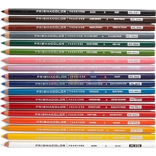 4pc Prismacolor Art Supplies Sketch Coloring Pencil ,Sanford single Color Pencils PC901 PC927 PC1018 PC1023 PC1033 PC1067 PC1068
