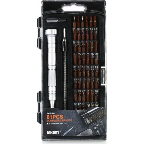61in1 Screwdriver Set S2 Bits Screwdriver Bit Screw Driver Multi-functional DIY Repair Tool Kit Electronic Maintenance