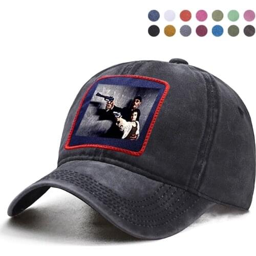 Movie Leon The Professional Baseball Cap Dad Trucker Solid Brand Hat Woman Berets Ponytail Caps Casquette Snapback Hats Gorras