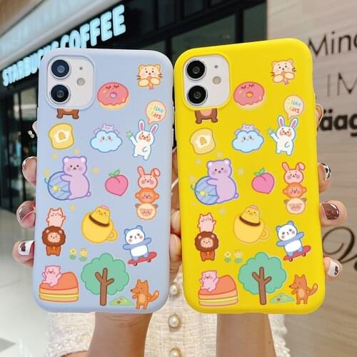Color Phone Case For Huawei Honor 8C 8S V8 V9 Play 9A 9I V30 Pro Candy Soft Back Cover Coque