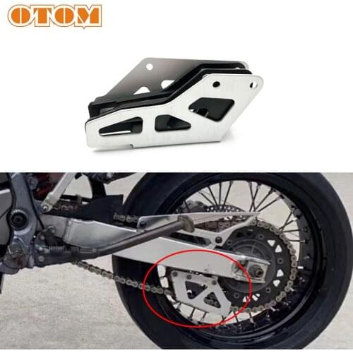 OTOM DRZ400 Cover Motorcycle Aluminum Rubber Chain Guide Slider Guard Swingarm Protection For SUZUKI Pit Dirt Bike Accessories