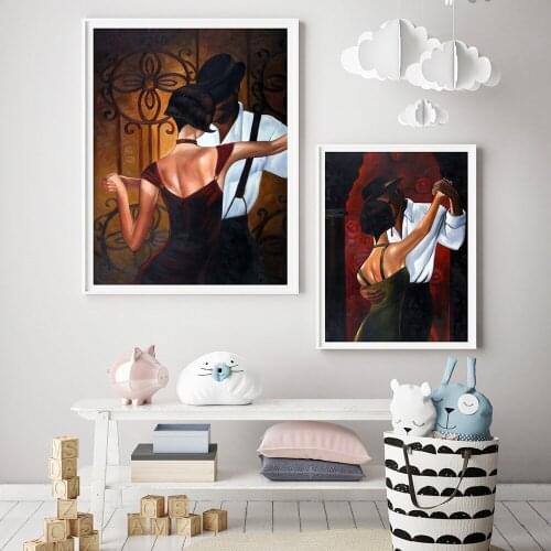 Dance Studio Art Prints Exhibition Vintage Canvas Poster Abstract Artwork Painting Wall Pictures for Living Room Decor No Frame