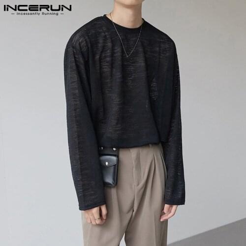 INCERUN Oversized Men's T-Shirts
