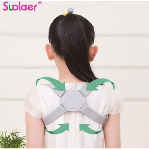 Intelligent Posture Corrector Electronic Reminder Back Support Adjustable Smart Brace Support Belt Shoulder Training Belt Health