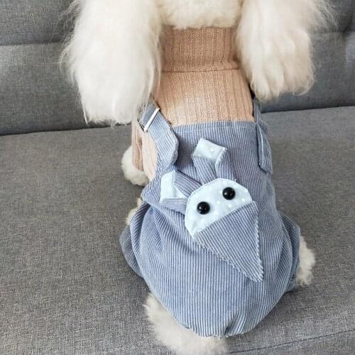 Spring and Autumn New Pet Dog Rompers Small Dog Four-legged Clothes Sweater Pet Puppy Fluffy Skirt Cute Jumpsuit for Dogs
