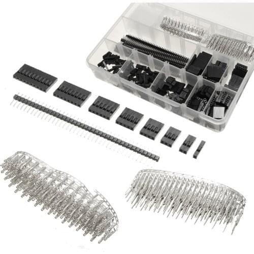 Best Price 1450 Pcs Connector Kit 2.54 mm PCB Pin Headers Box Packaging For Arduino Dupont Electric Electronics Stocks