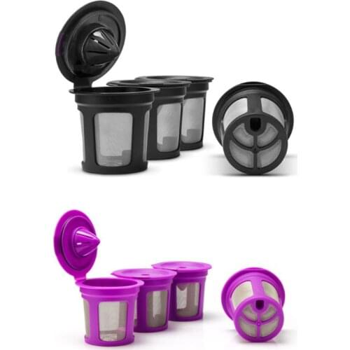 Refillable Coffee Filter Cup Reusable Coffee Pod Filled Capsule Compatible With Keurig 2.0 1.0 K Cup Coffee Makers