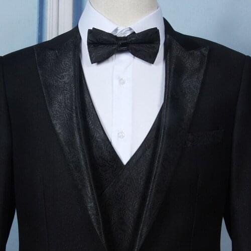New Arrival Fashion Casual High Quality Men Single Breasted Formal Suit+pants+vest Wedding Dress Set Plus Size M L XL XXL3XL 4XL