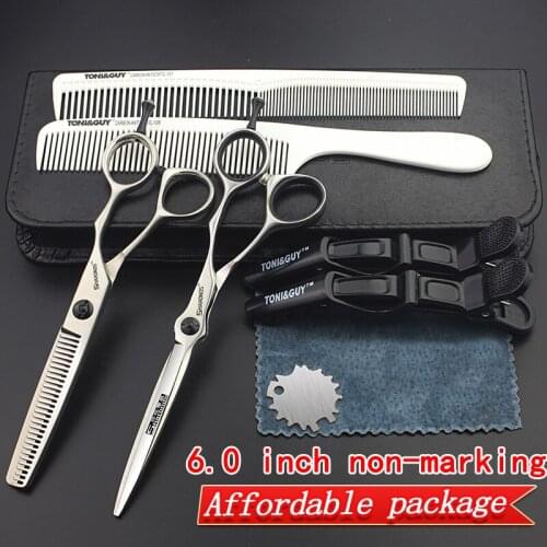 Hair salon scissors 5.5/6/7 inch hair scissors set Chunker scissors precision scissors Barber Shop pair of scissors haircuts