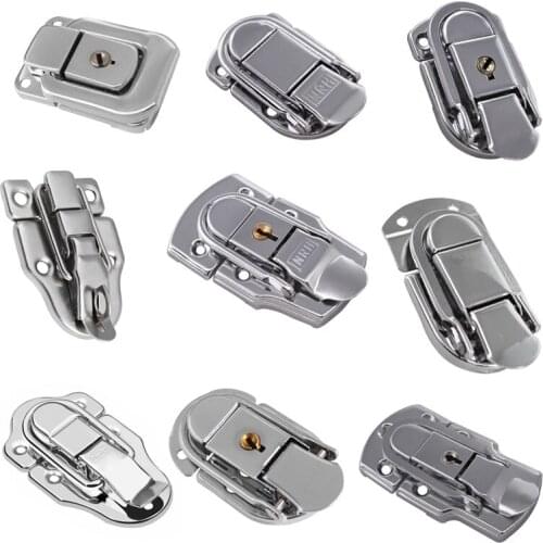 Free shipping metal hasp type strains box buckle alloy buckle lock luggage box lock hasp air box hasp clasp handmade hardware
