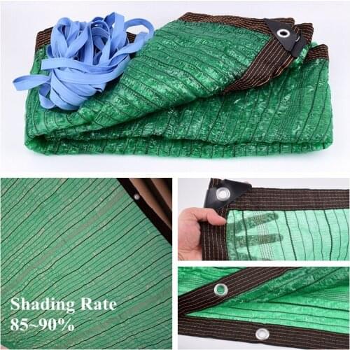 SgooHan Green Anti-UV HDPE Shading Net Outdoor Awning Garden Succulent Plant Cover Shelter Swimming Pool Sunshade Net Shade Sail