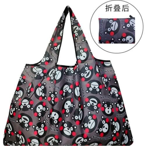 Shopping Bag Cute Wear-resistant Oxford Cloth Large Capacity Portable Foldable Reusable Cloth Bag Environmental Protection Tote