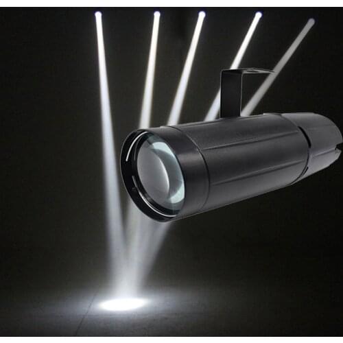 5W White Led Pinspot Light Wash Narrow Beam Pinspot Lighting Mount Spotlight Projector for KTV Dance Floor Celebration Party