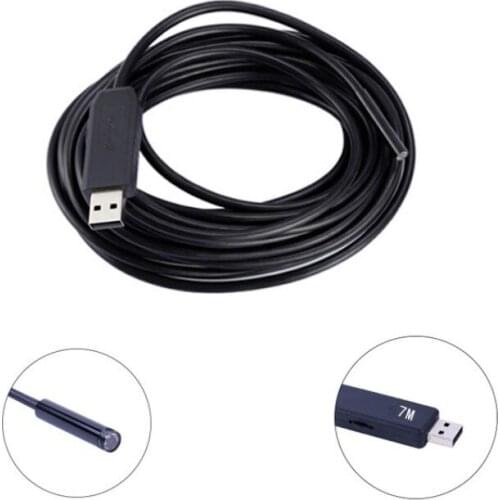 5.5mm Computer USB Endoscope, 7m Electronic Detection, High-definition Video, Waterproof Endoscope