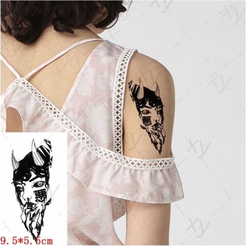 Waterproof Temporary Tattoo Sticker Japan Geisha Ukiyoe Element Small Size The Body Art Flash Tatoo Fake Tatto for Woman Men