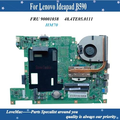 High quality FRU 90001038 for Lenovo Ideapad B590 Laptop Motherboard HM70 LB59A 48.4TE05.011 100% tested