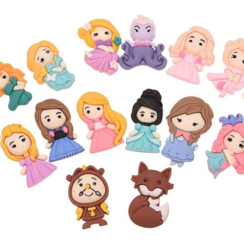 300PCS Fashion Figurine Girls Accessories Cute Baby Kids Hair Accessories for DIY Headwrap No Hair Bow Hairclip Barrettes