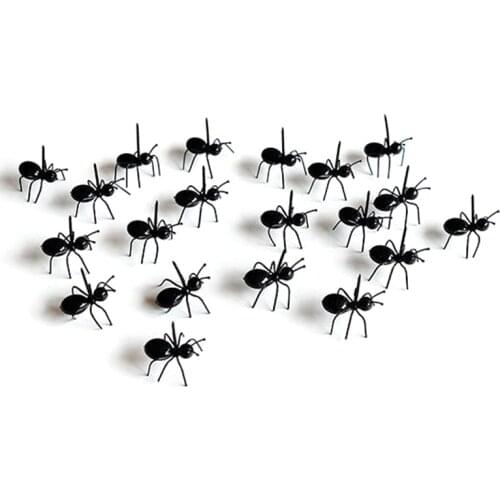 60Pcs Ant Shape Fruit Fork Snack Cake Dessert Pick Tableware for Home Kitchen Party Dinner Fruit Pick Kitchen Accesories