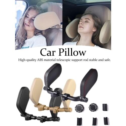 Car Neck Headrest Pillow Cushion Seat Support Head Restraint Seat Pillow Headrest Neck Travel Sleeping Cushion Cars Accessories