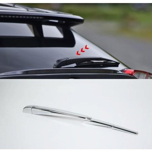 Car Styling 4PCS ABS Chromed Rear Window Wiper Decorative Cover Trim For Toyota C-HR CHR 2016 2017 2018
