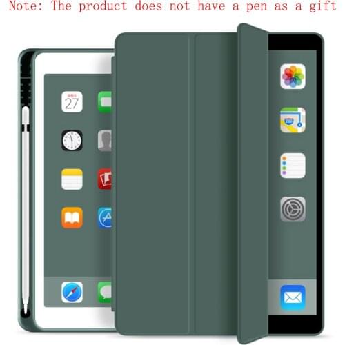 Case For iPad 10.2 (2019) For iPad 10.2 A2197 A2198 A2200 New Cooling Stand Candy Pen Slot TPU Tablet PC Case EQHTX