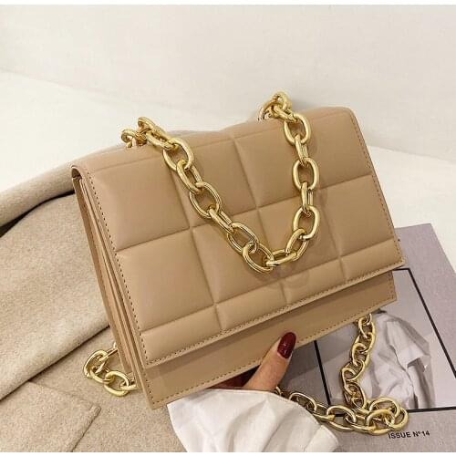 Designer Solid Color Square Shoulder Messenger Bags Women Branded Luxury Pu Leather Handbag And Purse Cross Body High Quality