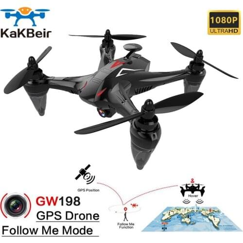 KaKBeir Ray Professional GPS Drones with Camera HD Follow Me Auto Return Brushless Quadrocopter FPV RC Dron Drone X Pro