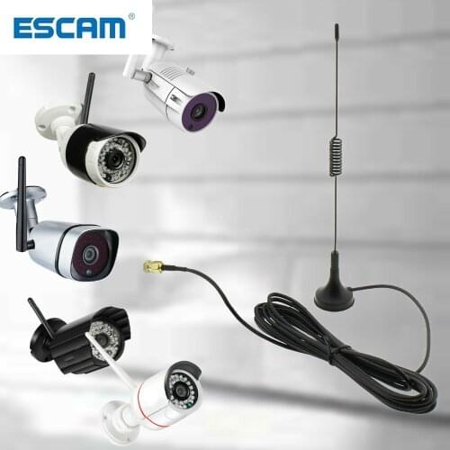 ESCAM 3M 10ft WiFi Antenna Extension Cable Cord for Wireless Security Camera