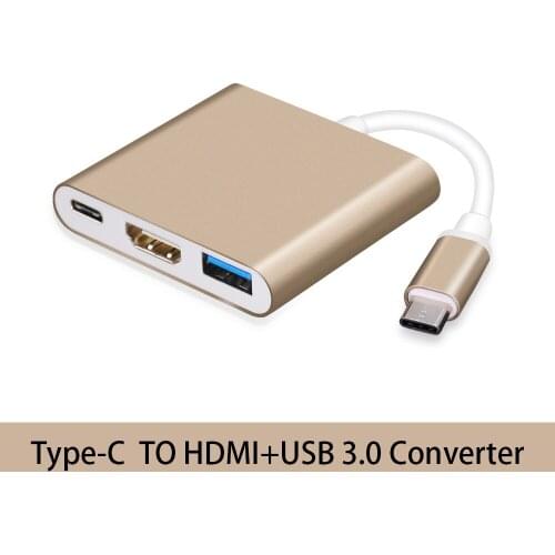 HD Resolution TypeC to 4K HDMI USB 3.0 Charging HUB Adapter USB-C 3.1 Converter For Macbook Projector Monitor TV Imac Pro