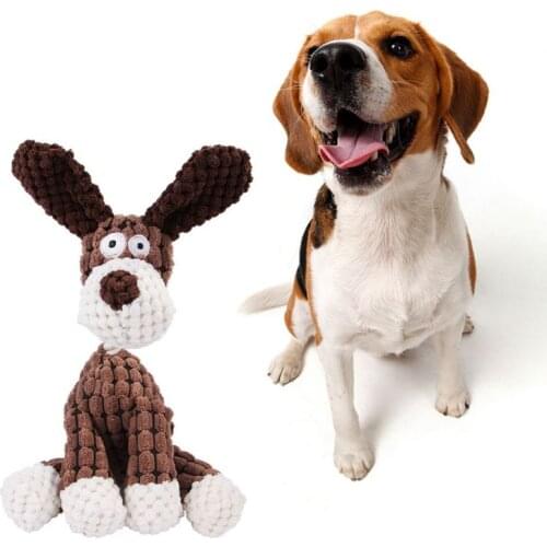 Dog Toys Pet Puppy Chew Plush Cartoon Animals Squirrel Cotton Rope OX Shape Bite Toy Tobacco pipe Shaped Squeak Toys Hot