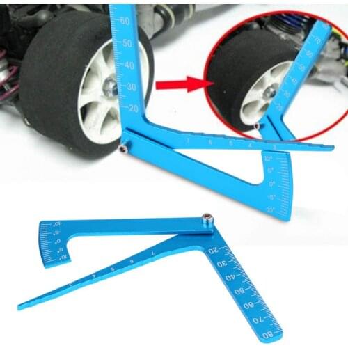 3 In 1 Height Gauge Ruler Aluminum Metal Parts Wheel RC Road Car Set Up Tool Chassis Camber Ride Dip Angle Suspension Simple Toy