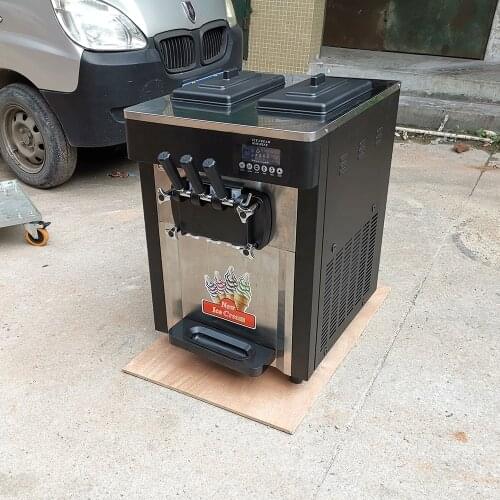 Stainless Steel Commercial machine a glace Soft and hard ice cream vending make FREE CRF BY SEA #Norway #Oman WT/13824555378