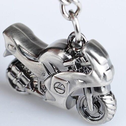 Metal Motorcycle Key Ring Keychain Cute Creative Gift Sports Keyring Gift Store