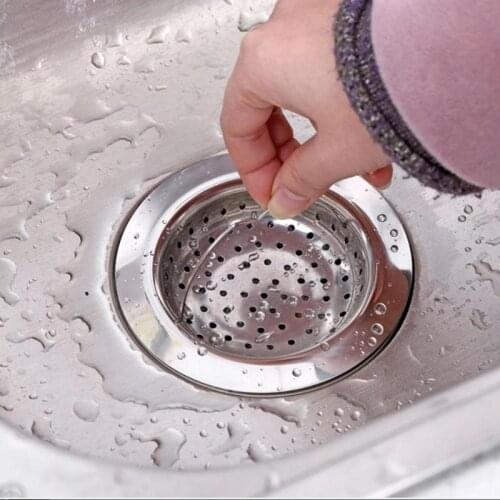 11cm Kitchen Sink Strainer Stainless Steel Hair Colanders Sink Filter Round Drain Sink Filter Bathroom Accessories
