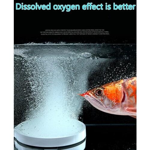Fish Tank Nano Air Plate Air Bubble Stone Aquarium Super fine High Dissolved Oxygen Naoscale ceramic Air Disc Nano Plate Aerator