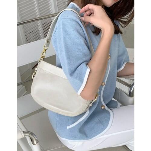 2021 New Design Leather Underarm Bag Fashion Exquisite Retro Shoulder Bag High Quality Crossbody Bag For Women