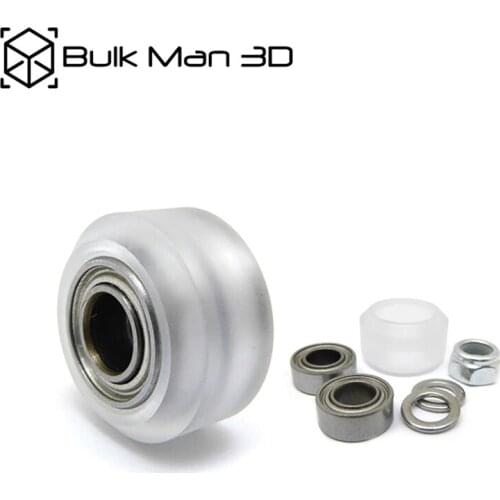 Poly Carbonate Xtreme Mini V wheel Kit Assy for V-Slot rail , CNC Kit , V Slot , Solid wheel