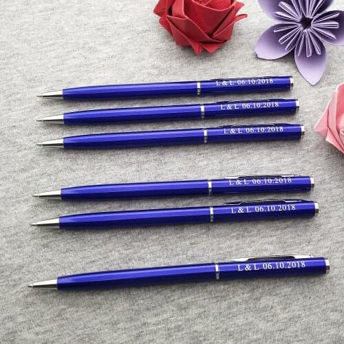 Personalised wedding gifts for guests souvenirs customized with your logo/text/email/telephone 30pcs/lot classic roller pen