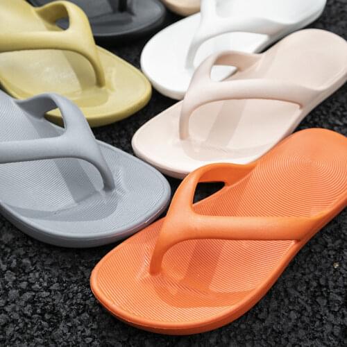 EVA Foam Couple Flip Flops Womens Slippers Female Anti Slip Bath In Summer Mens Bathroom Is Light and Deodorization Mens Shoes