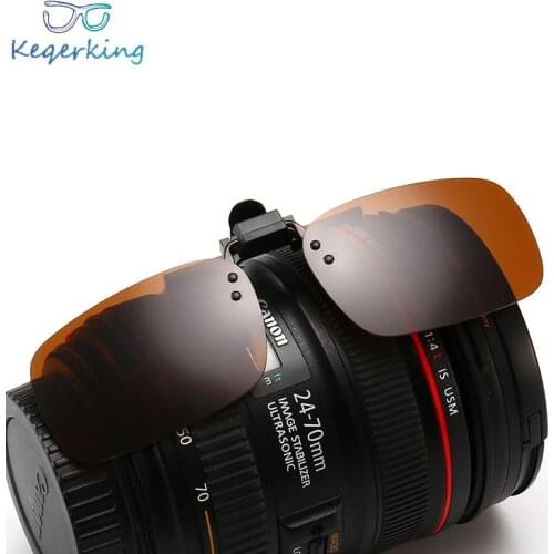 Square Polarized Clip On Myopia Glasses Women Men Anti-Glare Sun Glasses Driving Outdoor Goggles Eyewear Fishing UV400 ZB-81