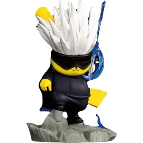 TAKARA TOMY Pokemon pikachu cos Gojo Satoru finger Model figure Car decoration kids birthday toys Surprise gift for children