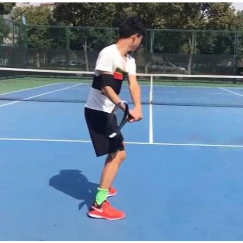 Tennis Racket Swing Track Trainer For Reducing Swing Track Guiding Auxiliary Fitness Practice Equipment Small Stroke Exerciser